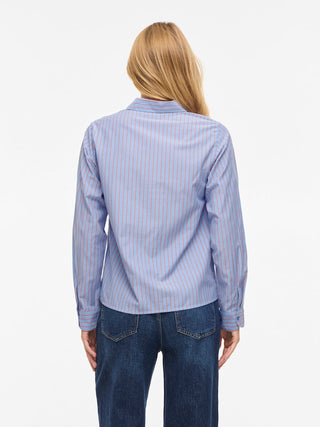 VILA GmbH / Damen-Bluse / VIDARMA L/S REGULAR SHIRT - NOOS