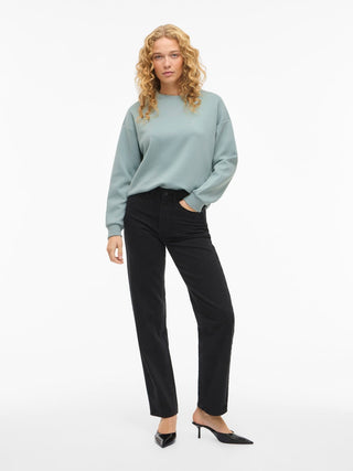 VILA GmbH / Damen-Sweat / VISANDY L/S SWEAT TOP - NOOS