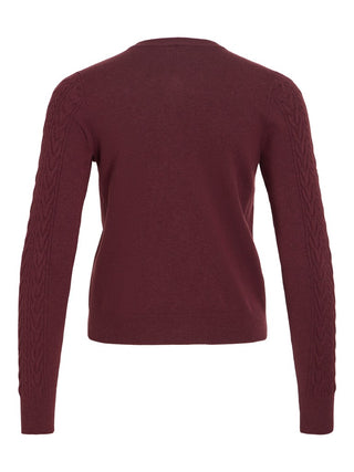 VILA GmbH / Damen-Strick / VIKERRY CABLE L/S KNIT CARDIGAN-NOO