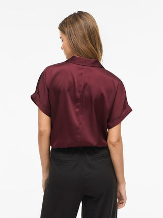 VILA GmbH / Damen-Bluse / VIENNA RAVENNA S/S TOP - NOOS