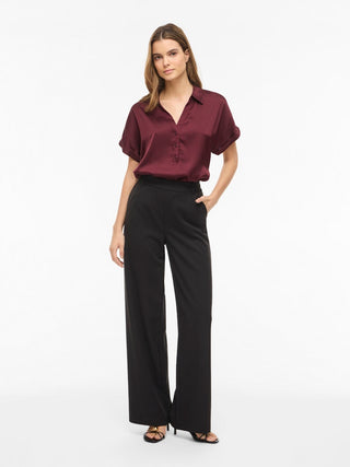 VILA GmbH / Damen-Bluse / VIENNA RAVENNA S/S TOP - NOOS