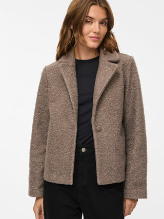 VILA GmbH / Damen-Jacke / VIRAZZI L/S BOUCLE JACKET/TES
