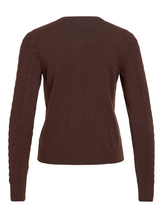 VILA GmbH / Damen-Strick / VIKERRY CABLE L/S KNIT CARDIGAN-NOO