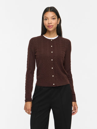 VILA GmbH / Damen-Strick / VIKERRY CABLE L/S KNIT CARDIGAN-NOO