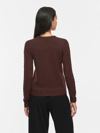 VILA GmbH / Damen-Strick / VIKERRY CABLE L/S KNIT CARDIGAN-NOO