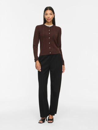 VILA GmbH / Damen-Strick / VIKERRY CABLE L/S KNIT CARDIGAN-NOO