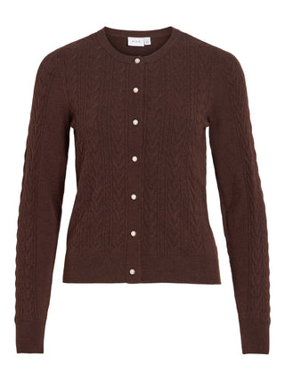 VILA GmbH / Damen-Strick / VIKERRY CABLE L/S KNIT CARDIGAN-NOO