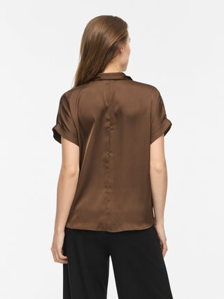 VILA GmbH / Damen-Bluse / VIENNA RAVENNA S/S TOP - NOOS