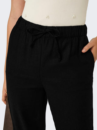 Bestseller / Damen-Hose / ONLGOA MW LINEN BL PULL-UP PANT CC