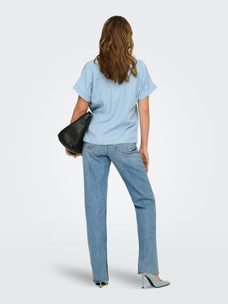 Bestseller / Damen-Bluse / ONLCHARIS LIFE CAP SLEEVE SHIRT  WV