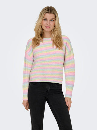 Bestseller / Damen-Strick / ONLJOHANNA LS O-NECK CC KNT