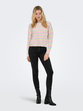Bestseller / Damen-Strick / ONLJOHANNA LS O-NECK CC KNT