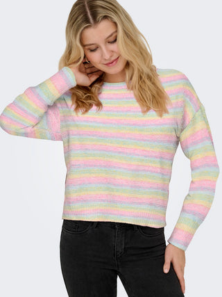 Bestseller / Damen-Strick / ONLJOHANNA LS O-NECK CC KNT