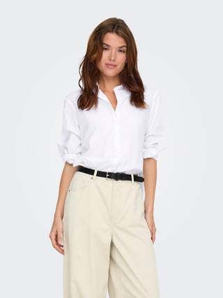 Bestseller / Damen-Bluse / ONLBERSA LS SLIT DETAIL SHIRT  WVN