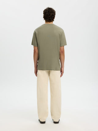 Bestseller / Herren-Shirt / SLMSPENCER RIB SS O-NECK TEE NOOS