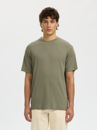 Bestseller / Herren-Shirt / SLMSPENCER RIB SS O-NECK TEE NOOS