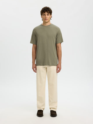 Bestseller / Herren-Shirt / SLMSPENCER RIB SS O-NECK TEE NOOS