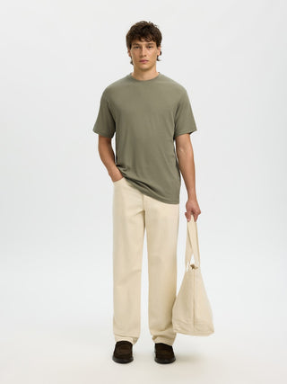 Bestseller / Herren-Shirt / SLMSPENCER RIB SS O-NECK TEE NOOS