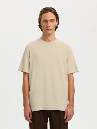 Bestseller / Herren-Shirt / SLMSPENCER RIB SS O-NECK TEE NOOS