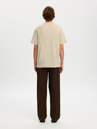 Bestseller / Herren-Shirt / SLMSPENCER RIB SS O-NECK TEE NOOS