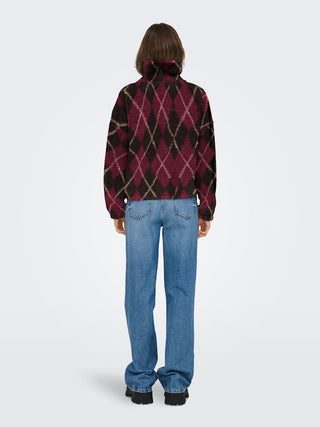 Bestseller / Damen-Sweat / ONLELINE LIFE L/S ZIP TEDDY SWT