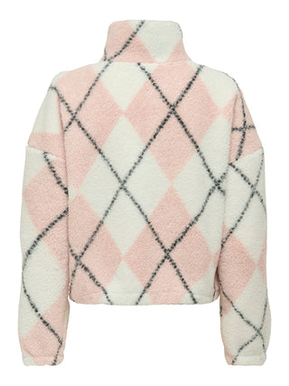 Bestseller / Damen-Sweat / ONLELINE LIFE L/S ZIP TEDDY SWT