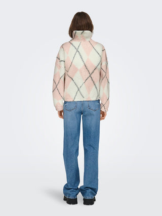 Bestseller / Damen-Sweat / ONLELINE LIFE L/S ZIP TEDDY SWT