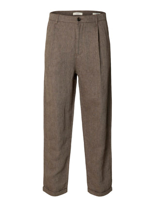 Bestseller / Herren-Hose / SLH180-RELAXED CROP RON LINEN BLEND