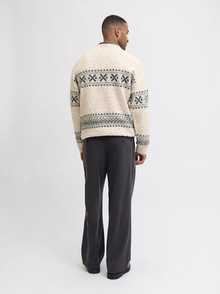 Bestseller / Herren-Strick / JPRBLUMAX FAIRISLE KNIT CREW NECK L