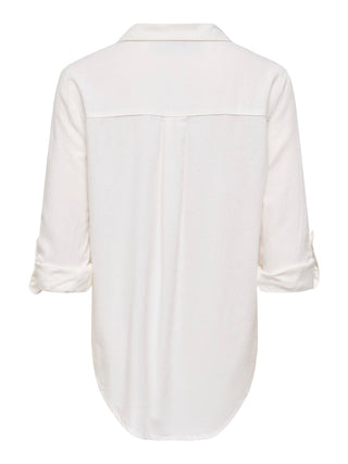 Bestseller / Damen-Bluse / ONLGOA 3/4 STRAP LINEN BL SHIRT CC