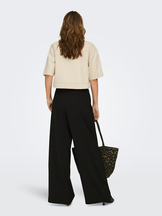 Bestseller / Damen-Bluse / ONLCLEO-MAISA S/S CROP SHIRT PNT