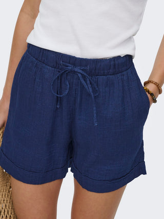 Bestseller / Damen-Short / ONLLEONI SEERSUCKER PULL UP SHORTS