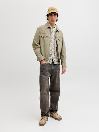 Bestseller / Herren-Hemd / JPRBLULYON PRINT DOBBY S/S SHIRT SN