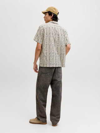 Bestseller / Herren-Hemd / JPRBLULYON PRINT DOBBY S/S SHIRT SN