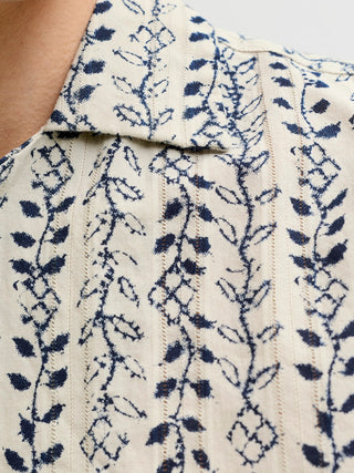 Bestseller / Herren-Hemd / JPRBLULYON PRINT DOBBY S/S SHIRT SN