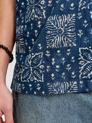 Bestseller / Herren-Hemd / JPRBLULYON PRINT DOBBY S/S SHIRT SN