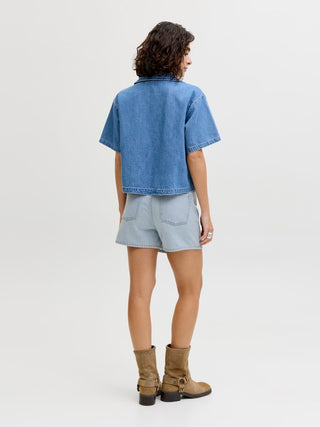 Bestseller / Damen-Short / JXGRETA HW DENIM SKORT DNM SN