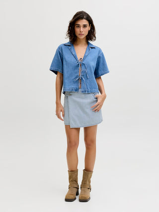 Bestseller / Damen-Short / JXGRETA HW DENIM SKORT DNM SN