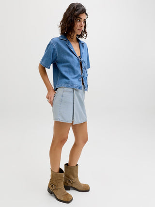 Bestseller / Damen-Short / JXGRETA HW DENIM SKORT DNM SN