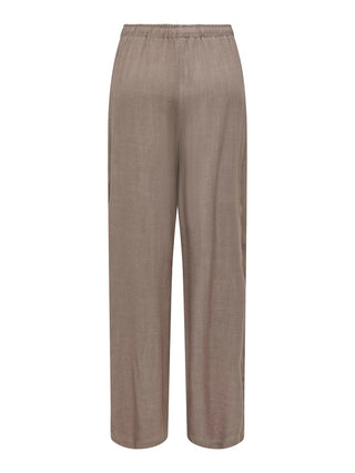 Only / Damen-Hose / ONLSIESTA MW PULL-UP LINEN BL PNT N