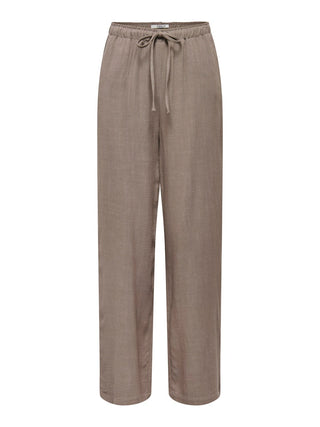 Only / Damen-Hose / ONLSIESTA MW PULL-UP LINEN BL PNT N