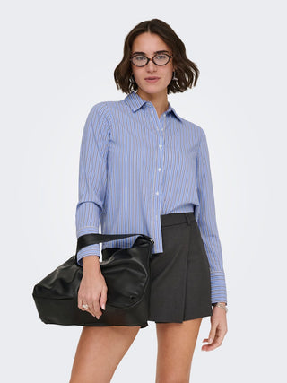 Only / Damen-Bluse / ONLBERIT LIFE L/S SHIRT NOOS WVN