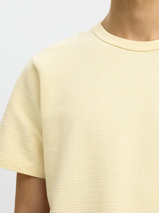 Bestseller / Herren-Shirt / SLMSANDER SEERSUCKER SS O-NECK TEE