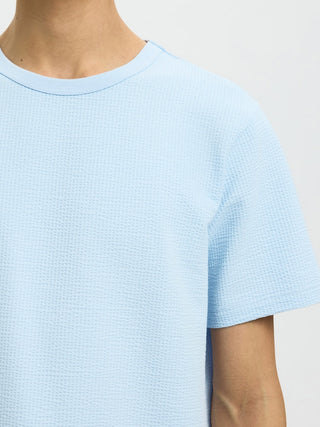 Bestseller / Herren-Shirt / SLMSANDER SEERSUCKER SS O-NECK TEE