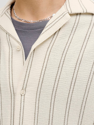 Bestseller / Herren-Hemd / JJECOBA STRIPE RESORT SHIRT SS SN