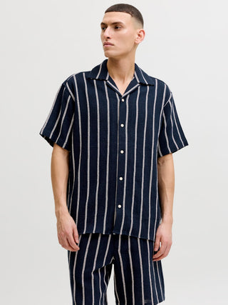 Bestseller / Herren-Hemd / JJECOBA STRIPE RESORT SHIRT SS SN