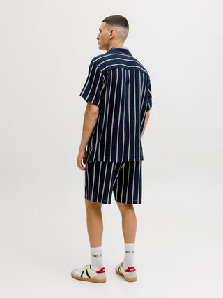 Bestseller / Herren-Hemd / JJECOBA STRIPE RESORT SHIRT SS SN
