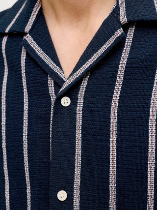 Bestseller / Herren-Hemd / JJECOBA STRIPE RESORT SHIRT SS SN
