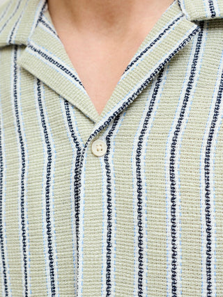 Bestseller / Herren-Hemd / JJECOBA STRIPE RESORT SHIRT SS SN