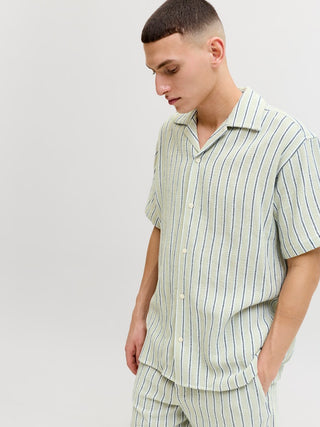 Bestseller / Herren-Hemd / JJECOBA STRIPE RESORT SHIRT SS SN